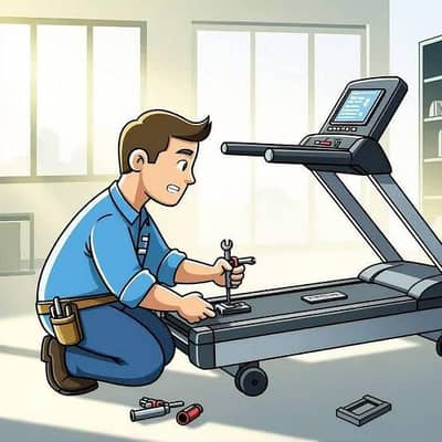 treadmill Exercise jogging machines Cards and Moters