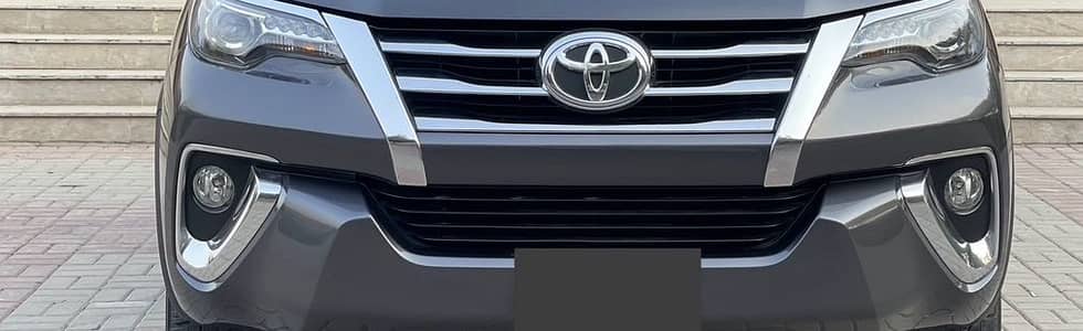 Fortuner bumper and grill complete