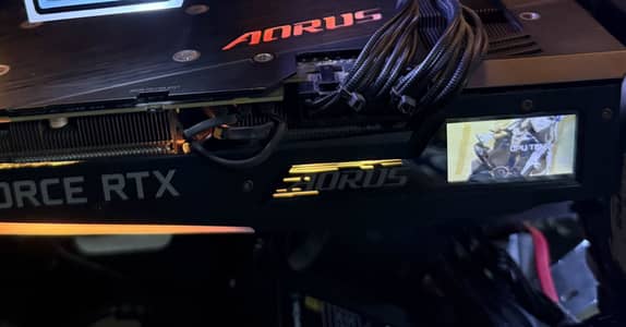 Rtx 3070 Aorus Master LCD Edition 8GB Vrams