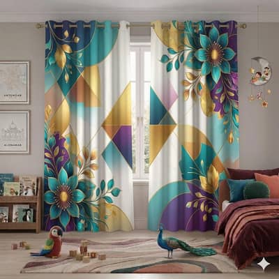 digital print curtain