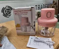 electric mini garlic chopper 250ml |USB rechargeable food chopper