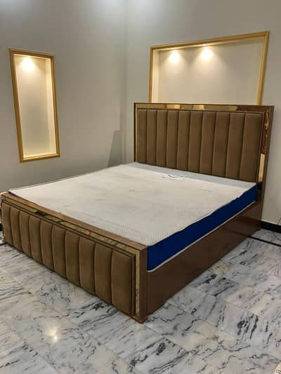 double bed king sized with diamond gel cool matress