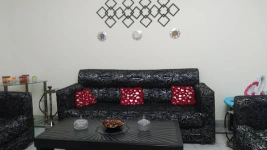 Black 5 seater sofa set for sale