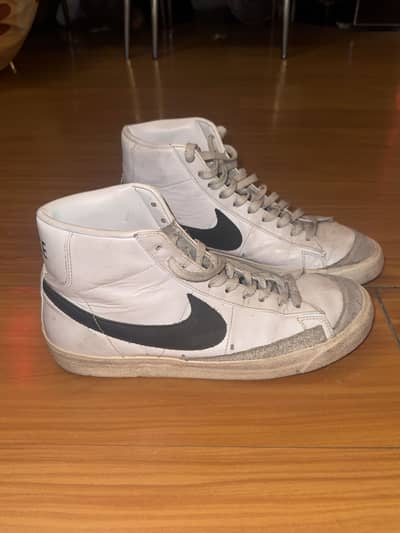 Nike Blazers Original Black & White Size Uk 10/10.5
