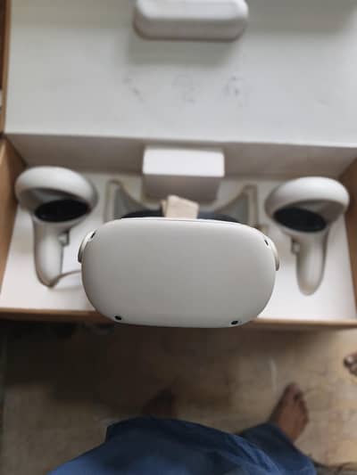 Meta Quest 2 VR Headset 128GB — with Controllers & Charger"