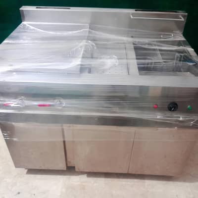 fryer with hotplate