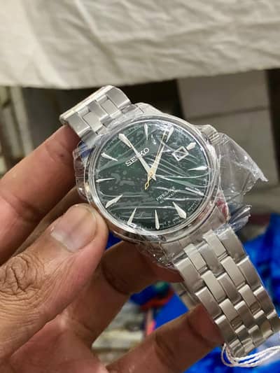 Seiko Presage Automatic Green Dial 'Cocktail Time'