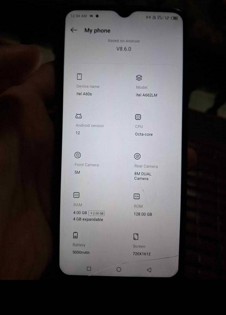 Itel A60s 3