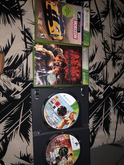 Xbox 360 games GTA 5 tekken6 forza horizon