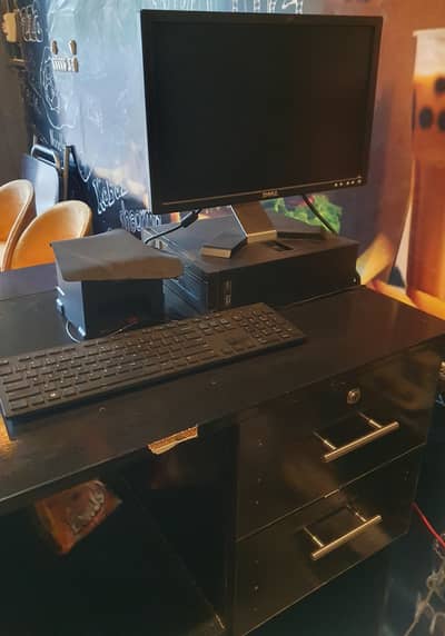 Computer with Mouse, Keyboard, LCD-Thermal Printer-Spund System-CCTV
