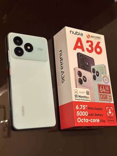 Nubia A36 (64GB/4GB+8GB RAM) – Like New | Only 1 Month Used