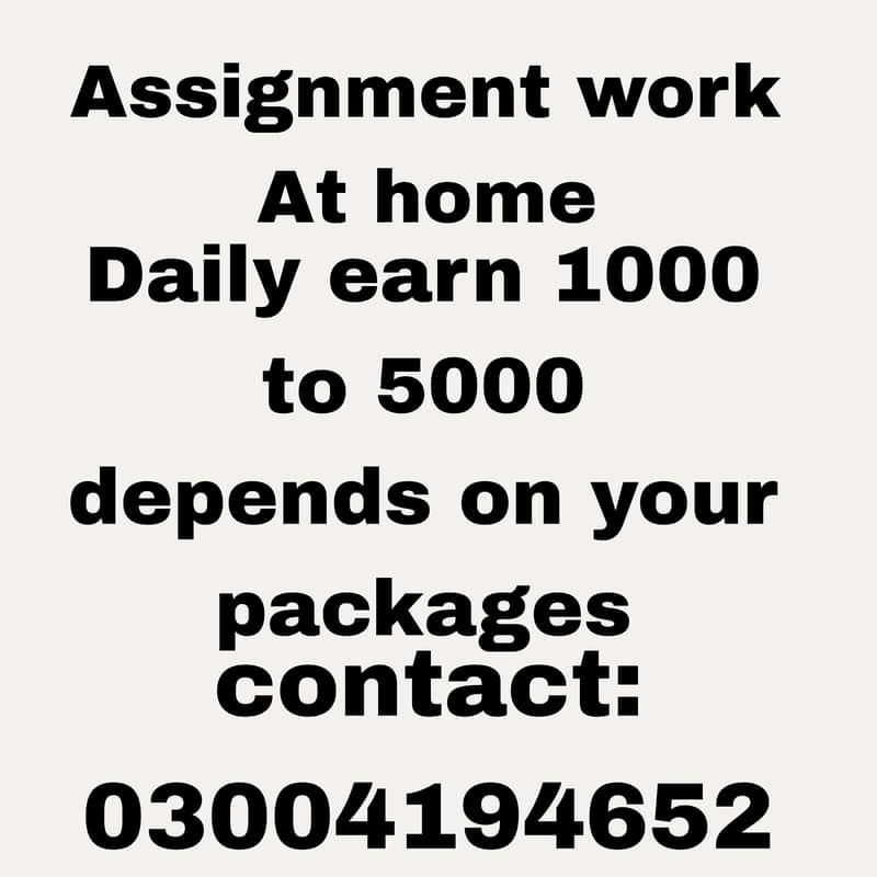 assignment work 0