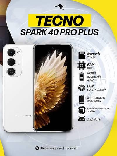 Tecno Spark 40 pro plus