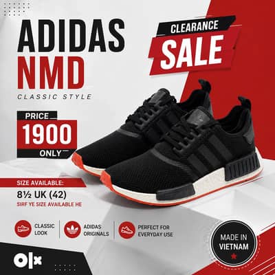 Adidas NMD Original – UK 8 (EU 42) | Made in Vietnam | Clearance Sale