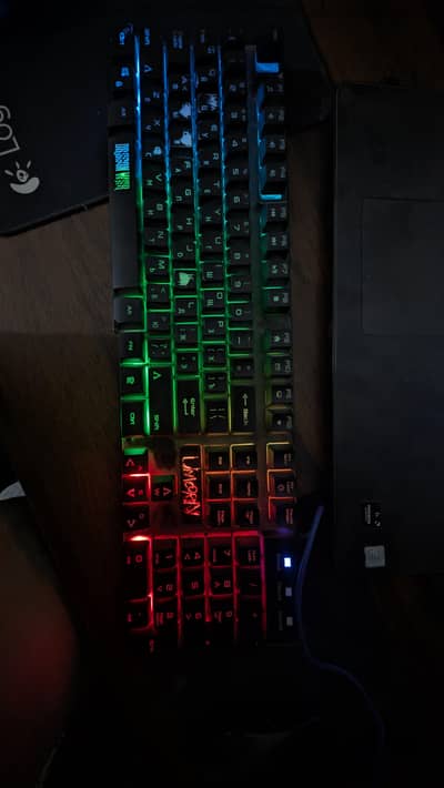 Semi Mechanical Metallic Body Keyboard