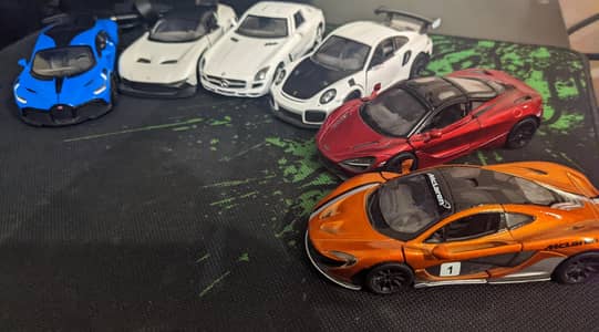 Kinsmart 1:38 Diecast Supercar Bundle (7 Models) – Mint Condition
