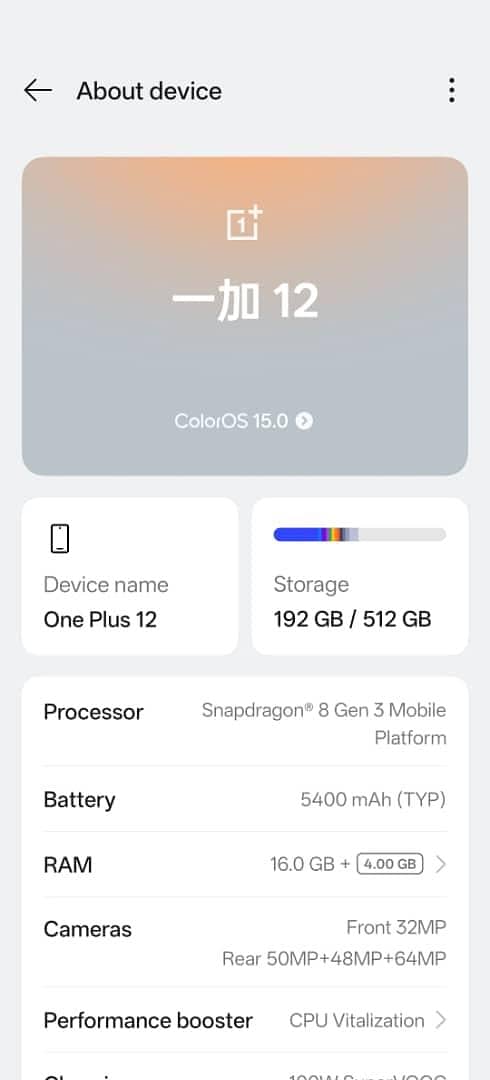 One Plus 12 3