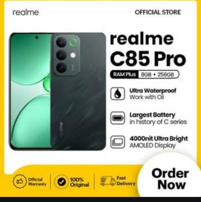 Realme C85pro 8/256gb with Box + charger