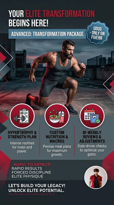 Professional Fitness Coach | Customized Workout & Diet Plans