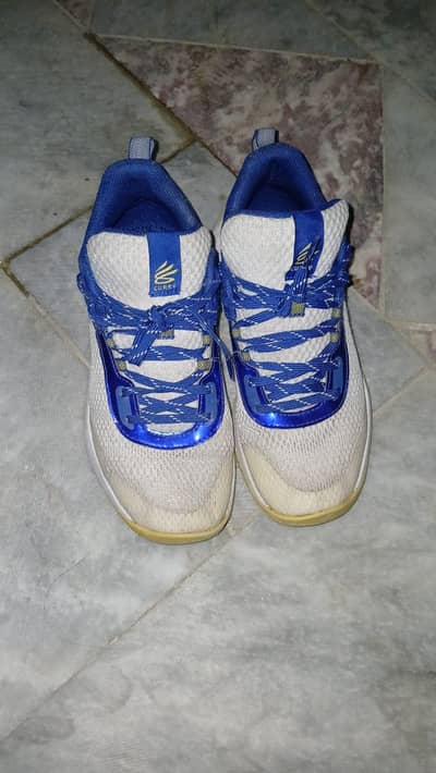Under Armour Sports Shoes Size 7 - Blue Yellow