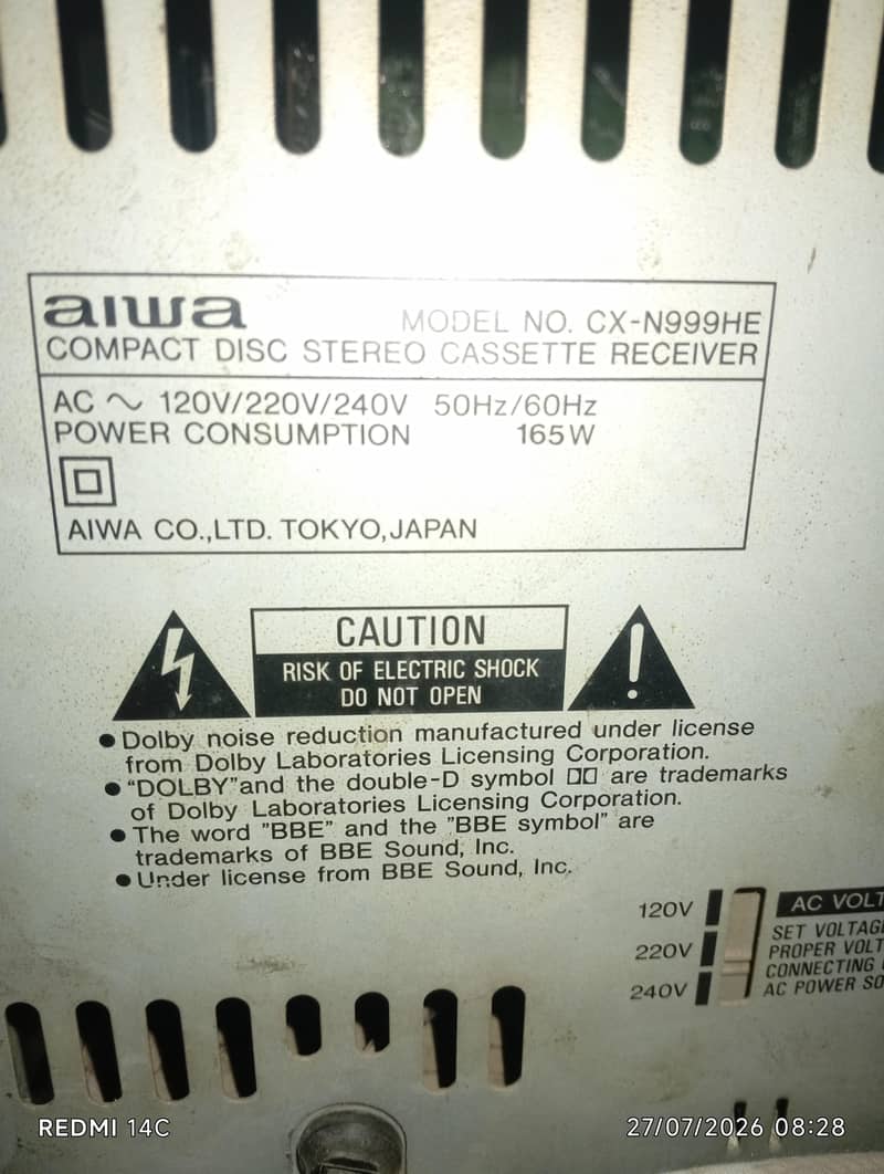 aiwa deck 5