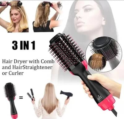 One Step Hot Air Brush Hair Dryer,