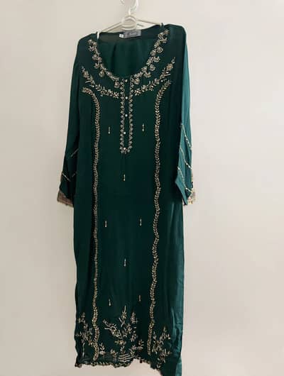Heavy 3piece dress handwork