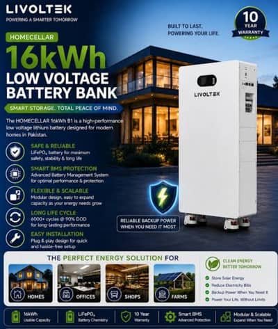 16kwatt lithium Battery