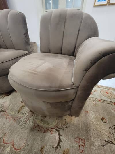 Two Seater Sofa Velvet Poshish