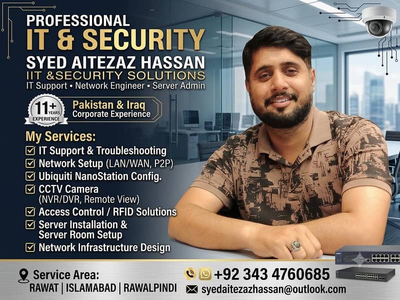 Professional IT & Networking CCTV & Access Control Services 0