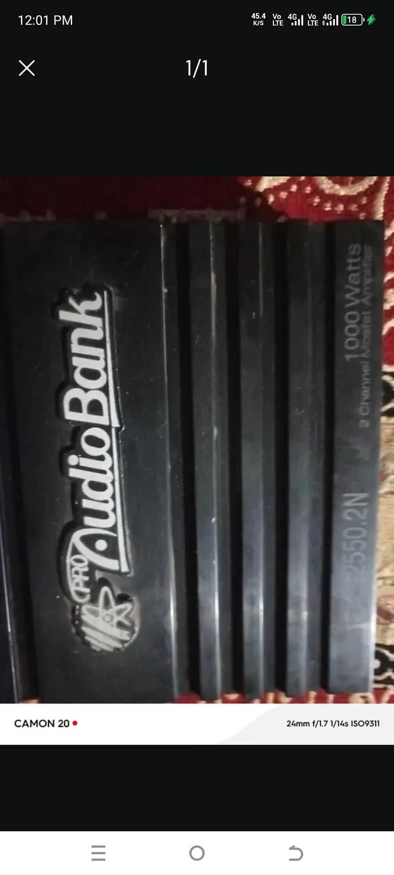 amp Watts 0