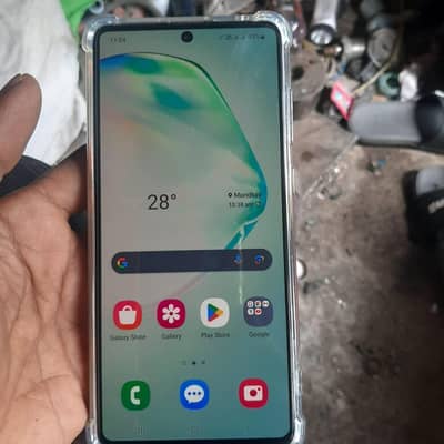 Samsung not 10 lite sale and exchange