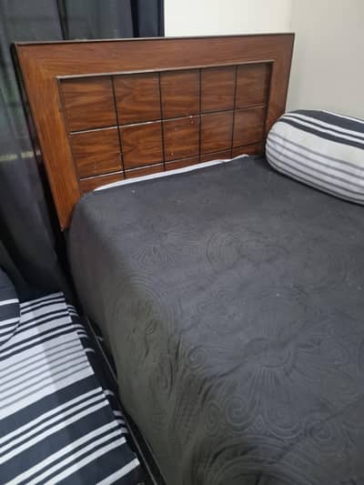 only 1. single bed. .