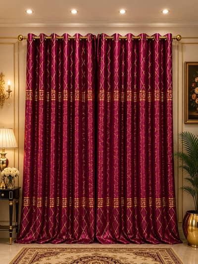 Mayar curtains Texture velvet smoot