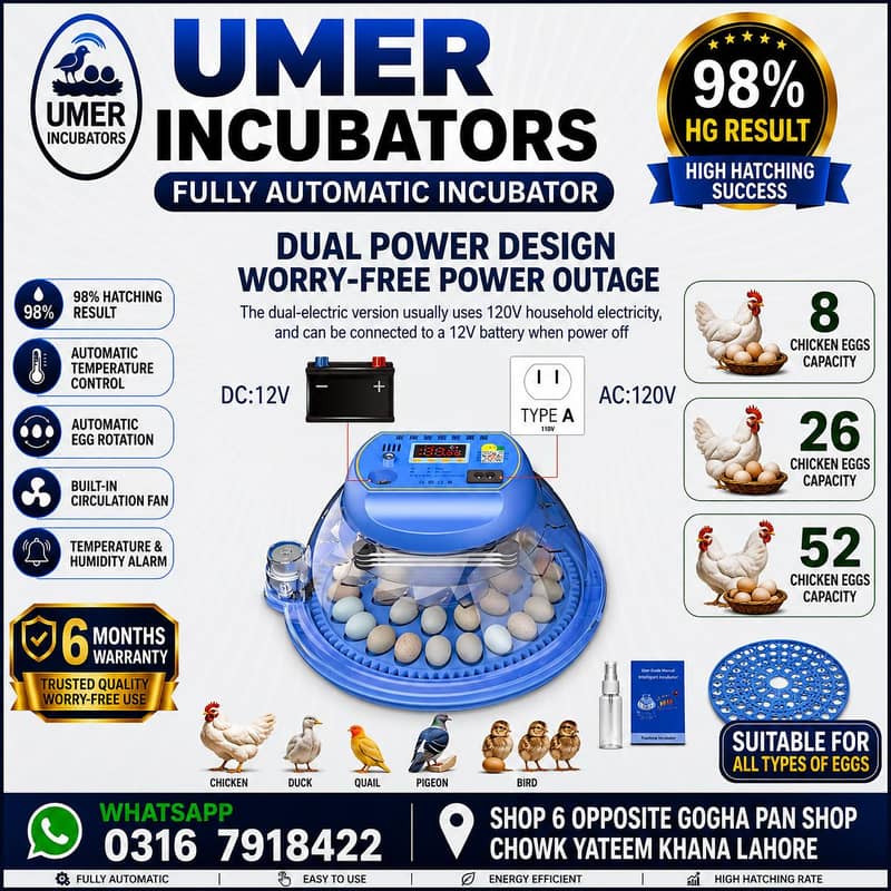 Automatic Egg Incubator | Egg Hatching Machine | Incubator | Brooder 3
