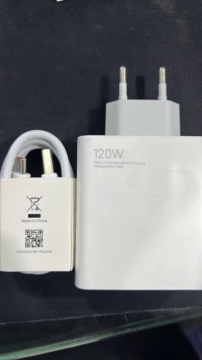 MI 120W fast charger with type-C cable (deliverey available)