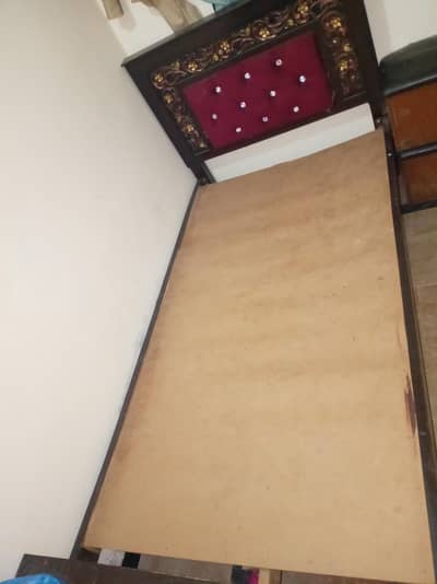 Single bed wooden