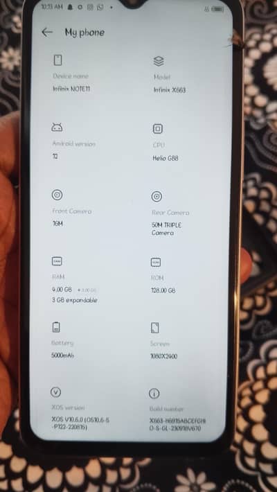Infinix Note 11