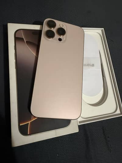 Apple iPhone 16 Pro Max – PTA Approved | 256GB | Physical + eSIM | Com