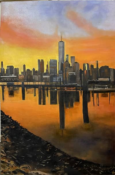 Manhattan at dusk