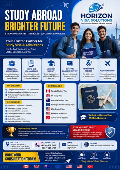 Study Visa Specialist | Student Counselling & Admissions