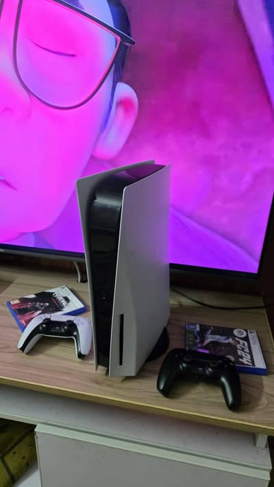 Playstation 5 Disk Version With Games & Controllers