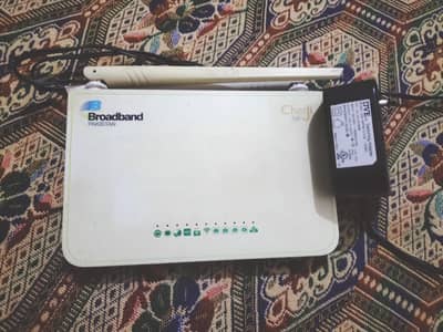 PTCL CharJi EVO Router / Modem with Original DVE 12V Adapter