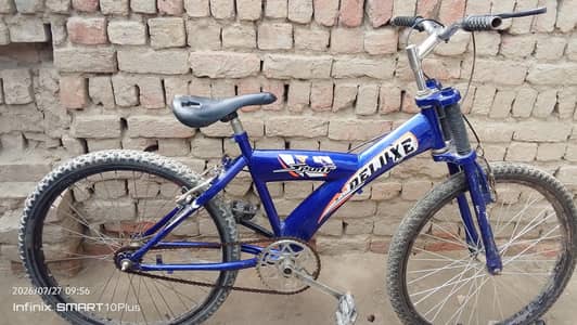 Blue Deluxe Bicycle