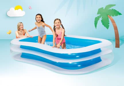 8.5 Feet Inex Swimming Family Pool Depth 22 Inch 03020062817
