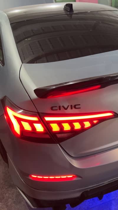 Civic 11 back Audi etron style lights