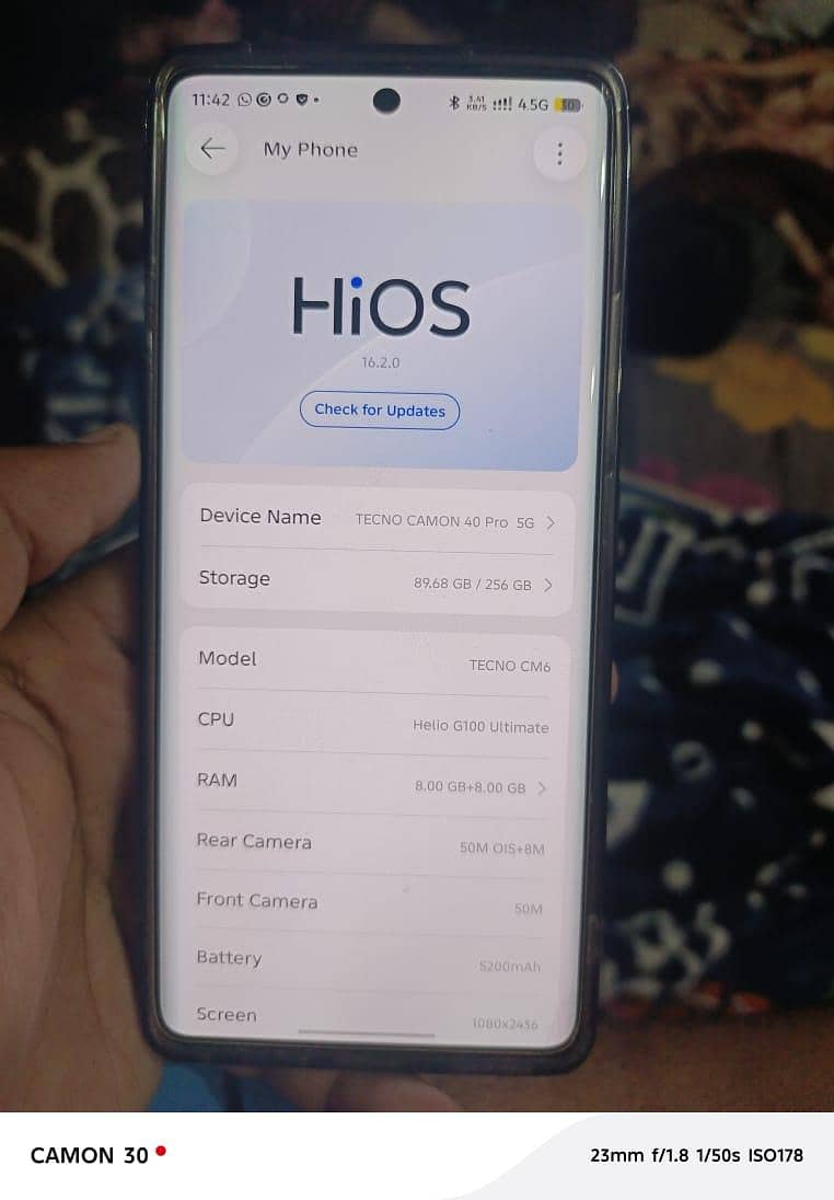 Tecno CAMON 40 Pro 0