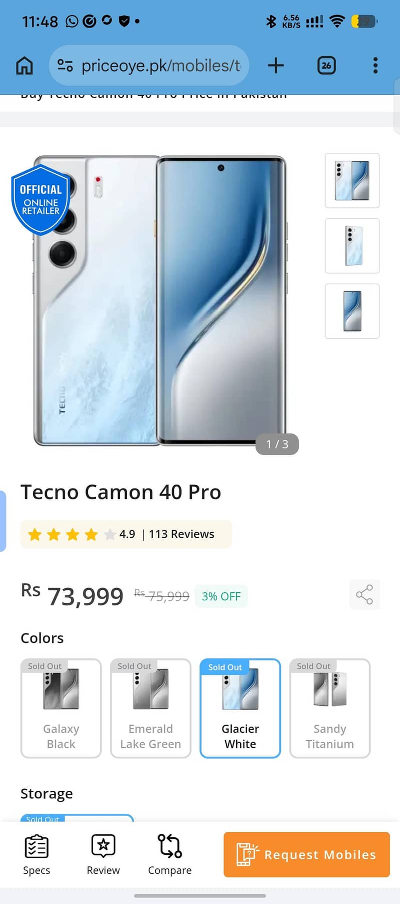 Tecno CAMON 40 Pro 4