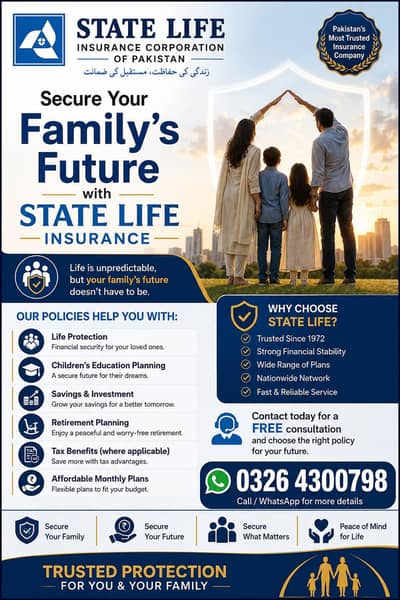 State Life Insurance Plans | Family Protection & Savings