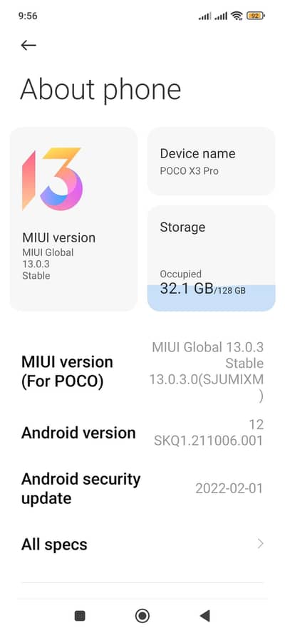 Xiaomi Poco X3 Pro 6+2/128 all ok